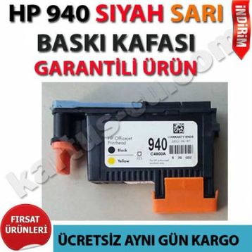 HP 940 Siyah Sarı Officejet Baskı Kafası