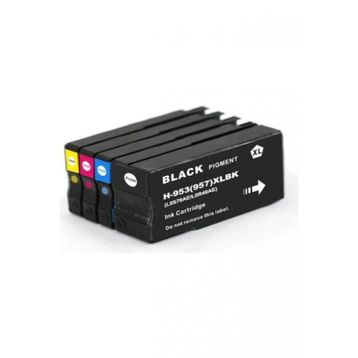 HP 953XL 710 8720 7720 8210 4 Renk Muadil Kartuş