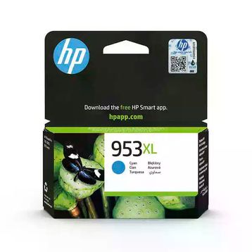 HP 953XL-F6U16AE Yüksek Kapasiteli Mavi Orijinal Kartuş