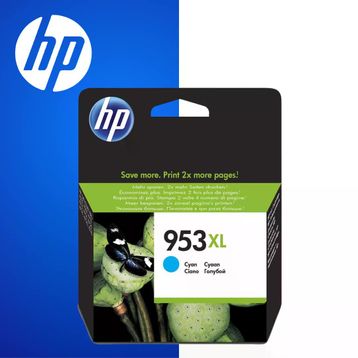 HP 953XL-F6U16AE Yüksek Kapasiteli Mavi Orijinal Kartuş