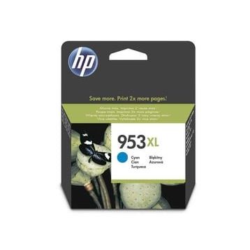HP 953XL-F6U16AE Yüksek Kapasiteli Mavi Orijinal Kartuş