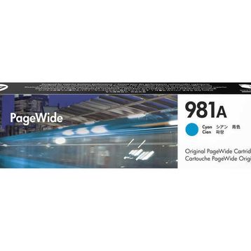 HP 981A-J3M68A Mavi Orjinal Kartuş