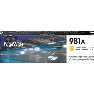 HP 981A-J3M70A Sarı Orjinal Kartuş