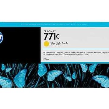 HP B6Y10A 771C 775 ml Sarı Designjet Kartuş