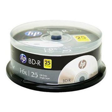 HP BD-R 6X 25GB Cake Box Printable 25'li Blu-Ray