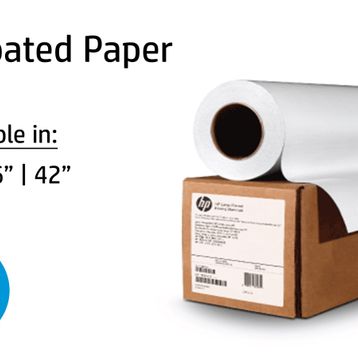 HP C6019B 610 mm x 45.7 m Coated Paper Kuşe Kağıt