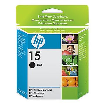 HP C6615DE 15 Siyah Büyük Mürakkep Kartuşu