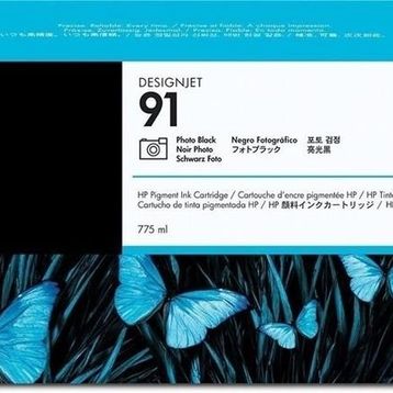 HP C9465A 91 Photo Black Foto Siyah 775 ml Plotter Kartuşu