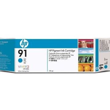 HP C9467A 91 Cyan Mavi 775 ml Plotter Kartuşu