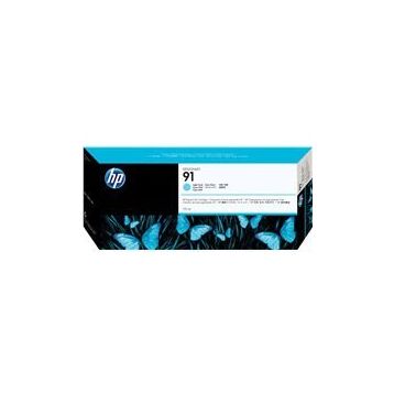 HP C9470A 91 Light Cyan Açık Mavi 775 ml Plotter Kartuşu