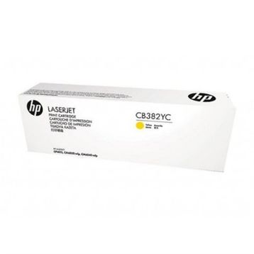 HP CB382YC Toner