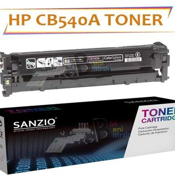 HP CB540A-CF210A-CE320A-CRG 731 Black Muadil Toner