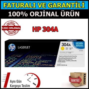 HP CC532A 304A Sarı Toner