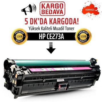 HP CE273A 650A Kırmızı Compatible Muadil Toner