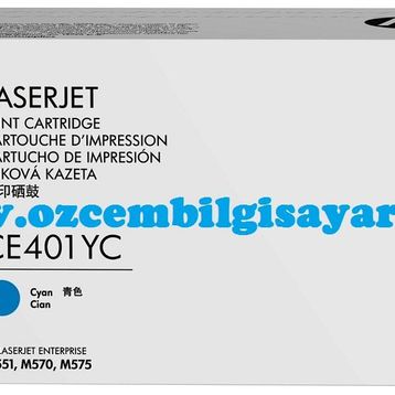 HP CE401YC Toner