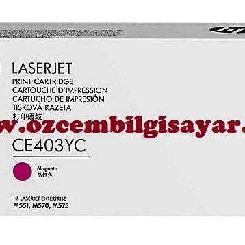 HP CE403YC Toner