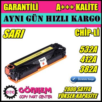 HP CE863A Sarı Muadil Toner