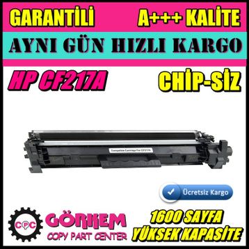 HP CF217A M102A MFP M130 Muadil Toner