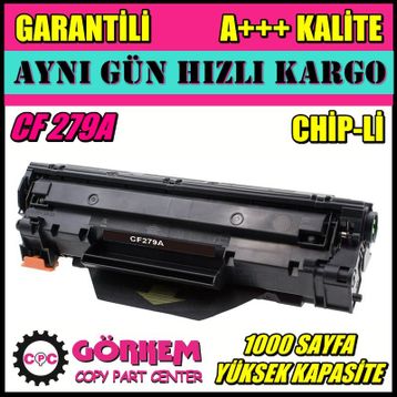 HP CF279A 79A Siyah Muadil Toner