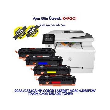HP CF540A 203A LaserJet Siyah Toner
