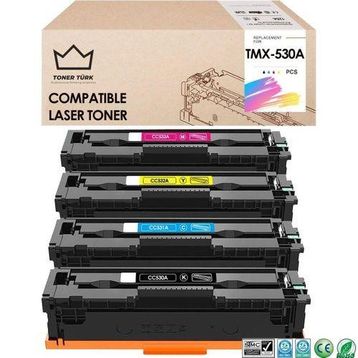 HP CM2320 CC530A Muadil Toner Set