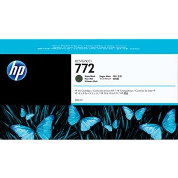 HP CN635A 772 Matte Black Mat Siyah 300 ml Plotter Kartuşu