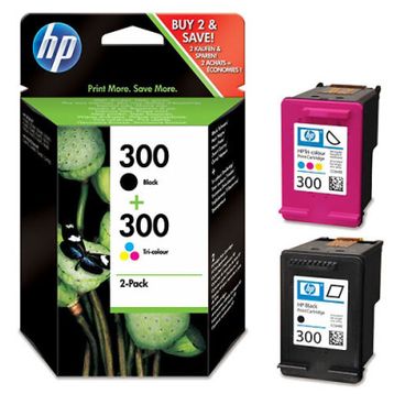 HP CN637EE 300 Siyah-Renkli Kartuş