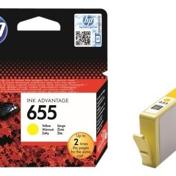 HP CZ112A No:655 Sarı Kartuş