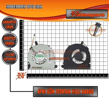 HP EliteBook 8560P Uyumlu Notebook Fan