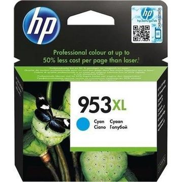 Hp F6U16AE 953XL Mavi Kartuş Mürekkebi