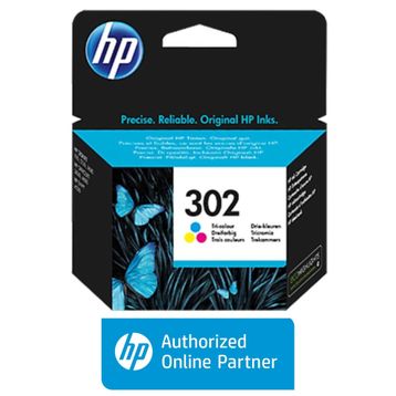 HP F6U65A 302 Renkli Kartuş