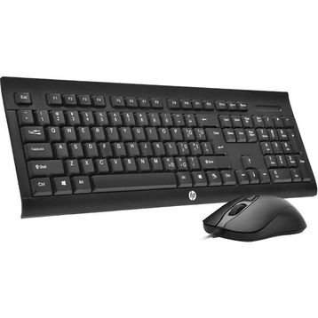 HP KM100 1QW64AA Kablolu Klavye Mouse Seti