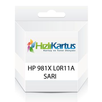 HP L0R11A 981X Sarı Muadil Kartuş Yüksek Kapasite