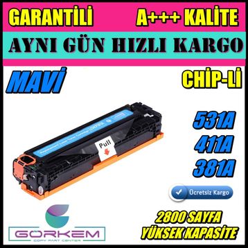 HP M475DN Mavi Muadil Toner