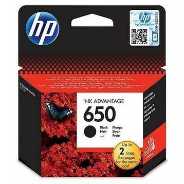HP No:650 Siyah Kartuş