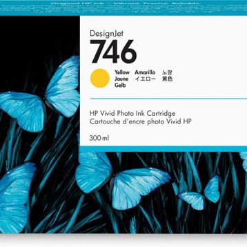 HP P2V79A 746 300 ml Sarı Kartuş