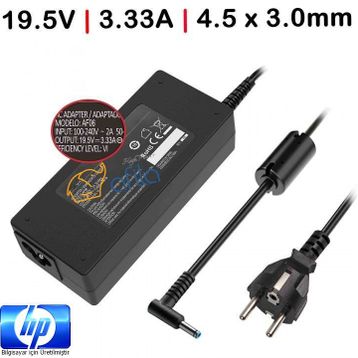 HP Pavilion 14-AL028TX 14-AL029TX 14-AL073TX 65W Uyumlu Laptop Adaptör