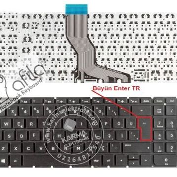 HP Pavilion 15-AB212NT Siyah Klavye