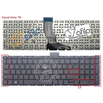 HP Pavilion 15-AU011NT Klavye