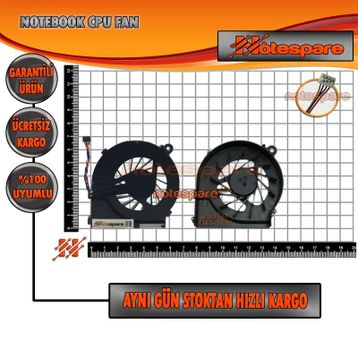 HP Pavilion G6-1C44WM G6-1C53NR G6-1C55NR Uyumlu Notebook Fan