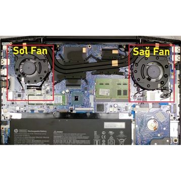HP Pavilion Gaming 15-CX0039NT V1 Sağ Fan