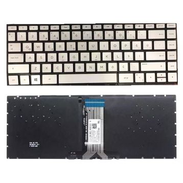 HP Pavilion X360 14-BA101NT Gri Notebook Klavyesi