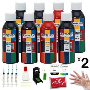 HP PERFECTİON Deskjet 2630 2632 2633 2620 Uyumlu Kartuş Dolum Seti