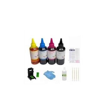 HP PERFECTİON HP650 Hp Deskjet 2546 2645 3510 3515 3545 4515 4645 Yazıcı Uyumlu Kartuş Dolum Seti