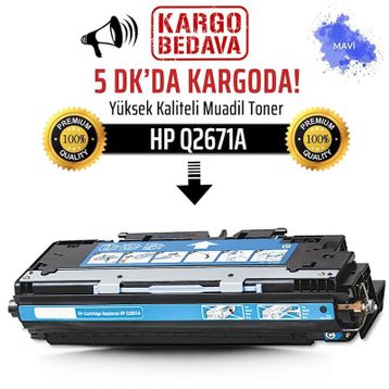 HP Q2671A 309A Mavi Muadil Toner