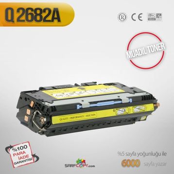HP Q2682A SARI MUADİL TONER