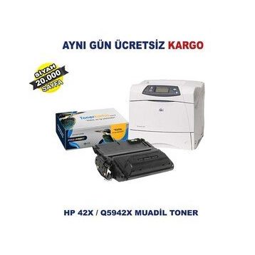HP Q5942X 42X Yüksek Kapasite Muadil Toner