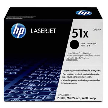 HP Q7551X 51X Siyah Lazer Toner