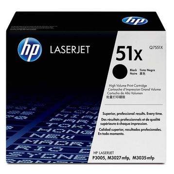 HP Q7551X 51X Siyah Lazer Toner