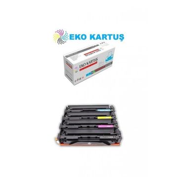 HP T6B60A 203A CF540A Muadil Toner Set